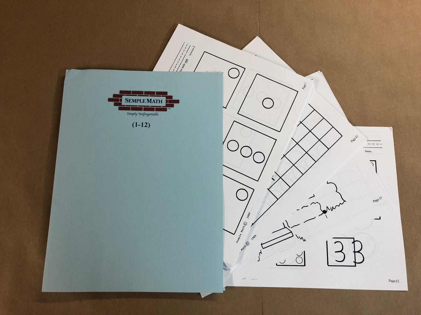 Draft 1 : Supplemental Worksheets, Level One, Lessons 1-12